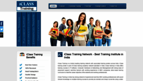 What Iclasstraining.in website looked like in 2019 (5 years ago)