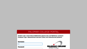 What Idmpg.palomar.edu website looked like in 2019 (5 years ago)