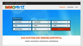 What Immofritz.de website looked like in 2019 (5 years ago)