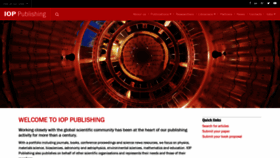 What Ioppublishing.org website looked like in 2019 (5 years ago)