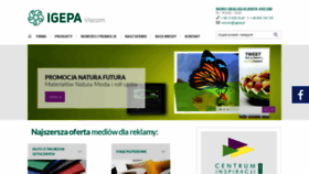 What Igepa-viscom.pl website looked like in 2019 (5 years ago)