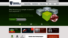 What Izoox.com website looked like in 2019 (5 years ago)