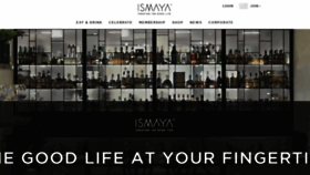 What Ismaya.com website looked like in 2019 (5 years ago)