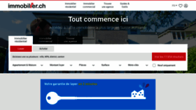 What Immobilier.ch website looked like in 2019 (5 years ago)