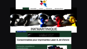 What Inkmartinique.com website looked like in 2019 (5 years ago)