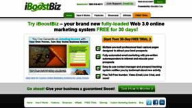 What Iboostbiz.com website looked like in 2019 (7 years ago)