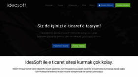 What Ideasoft.com.tr website looked like in 2019 (5 years ago)