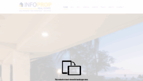 What Infoprop.co.za website looked like in 2019 (5 years ago)
