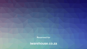 What Iwarehouse.co.za website looked like in 2019 (5 years ago)