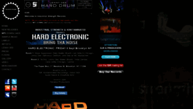 What Industrialstrengthrecords.com website looked like in 2019 (5 years ago)