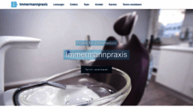 What Immermannpraxis.de website looked like in 2019 (5 years ago)