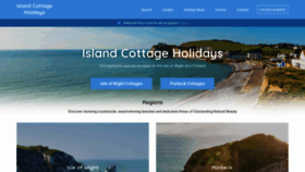 What Islandcottageholidays.com website looked like in 2019 (5 years ago)