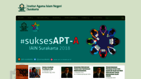 What Iain-surakarta.ac.id website looked like in 2019 (5 years ago)