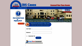 What Ibscases.org website looked like in 2019 (5 years ago)