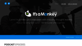 What Itsamonkey.com website looked like in 2019 (5 years ago)