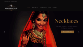 What Indianimitationjewellery.com website looked like in 2019 (5 years ago)