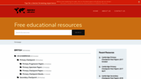 What Intereseducation.com website looked like in 2019 (5 years ago)