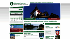 What Infocentrum-brandysko.cz website looked like in 2019 (5 years ago)