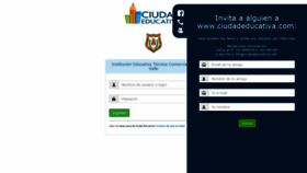 What Iedelvalle.ciudadeducativa.com website looked like in 2019 (5 years ago)