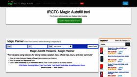 What Irctc-tatkal-magic-autofill-form.com website looked like in 2019 (5 years ago)