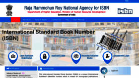 What Isbn.gov.in website looked like in 2019 (5 years ago)