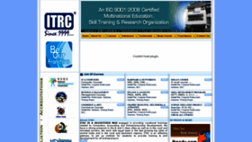 What Itrc.co.in website looked like in 2019 (5 years ago)