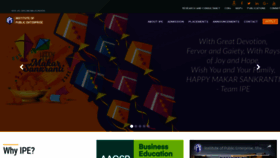 What Ipeindia.org website looked like in 2019 (5 years ago)