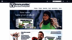 What Immunotec.com website looked like in 2019 (5 years ago)