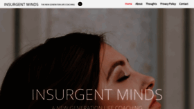 What Insurgentminds.com website looked like in 2019 (5 years ago)