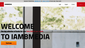 What Iambmedia.com website looked like in 2019 (5 years ago)