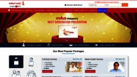 What Indushealthplus.com website looked like in 2019 (5 years ago)
