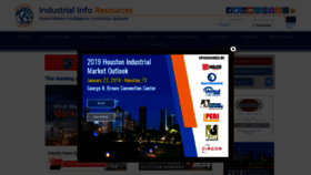 What Industrialinfo.com website looked like in 2019 (5 years ago)