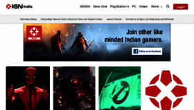 What In.ign.com website looked like in 2019 (5 years ago)