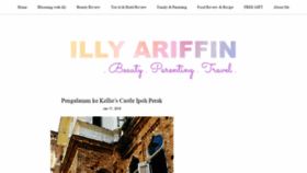 What Illyariffin.com website looked like in 2019 (5 years ago)