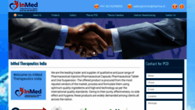 What Inmedpharma.in website looked like in 2019 (6 years ago)