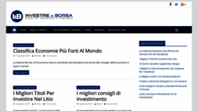 What Investireinborsa.info website looked like in 2019 (5 years ago)