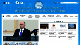 What Ict.az website looked like in 2019 (5 years ago)