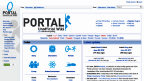 What I1.theportalwiki.net website looked like in 2019 (5 years ago)