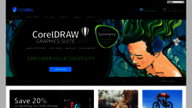 What Idp.corel.com website looked like in 2019 (5 years ago)