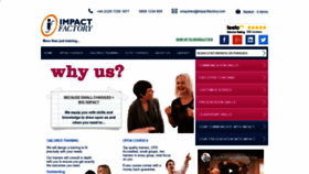 What Impactfactory.com website looked like in 2019 (5 years ago)