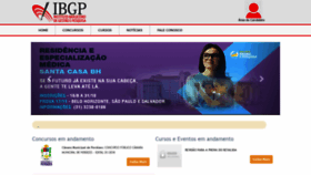 What Ibgpconcursos.com.br website looked like in 2019 (5 years ago)