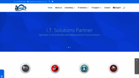 What Itsolutionspartner.com website looked like in 2019 (5 years ago)