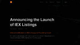 What Iextrading.com website looked like in 2019 (5 years ago)