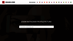 What Izuum.com website looked like in 2019 (5 years ago)