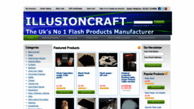 What Illusioncraft.co.uk website looked like in 2019 (5 years ago)
