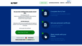 What Iqtest-certification.com website looked like in 2019 (5 years ago)