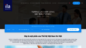What Ila.edu.vn website looked like in 2019 (5 years ago)