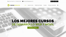 What Imaginaformacion.com website looked like in 2019 (5 years ago)