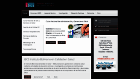 What Ibcsbolivia.com website looked like in 2019 (5 years ago)