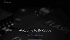 What Imkapps.com website looked like in 2019 (5 years ago)